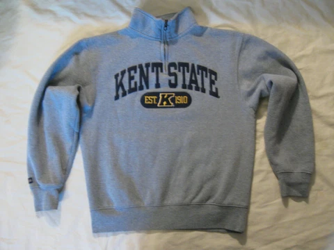 Kent State Golden Flashes Sweatshirt 1/4 Zip Adult Small KSU NCAA Ohio MAC Cover