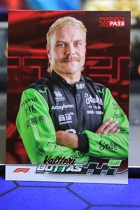 2024 F1 Paddock Pass Valtteri Bottas RED - Picture 1 of 2