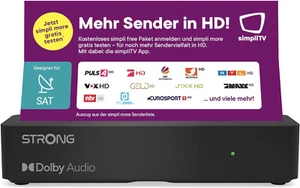 Sat Receiver ORF HD 7511 schwarz Strong DVB-S2 Cardless Intergrierte Karte - Bild 1 von 7