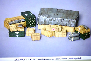 Thomas Gunn miniatures 54-60mm WW2 German accessories 10 pieces 2008 mib oop