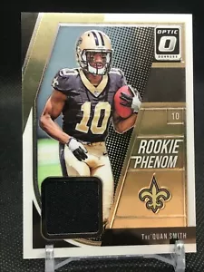 Camiseta deportiva 2018 de Optic Rookie Phenom Tre'QUAN SMITH de los New Orleans Saints radiocontrol - Imagen 1 de 1