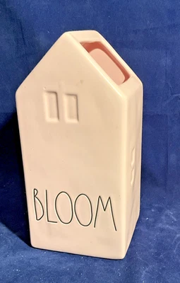 Rae Dunn BLOOM Rosa Pájaro Casa Florero Soporte para Utensilios 9.25" Alto Utensilios de Cocina Foto 1 de 4