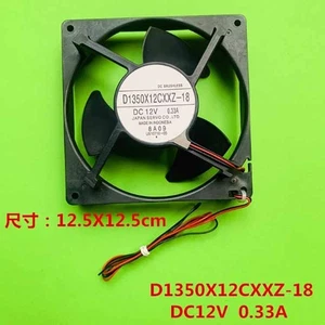 For Servo D1350X12CXXZ-18 12.5CM Compressor Cooling Fan Refrigerator Cooler Fan - Afbeelding 1 van 1
