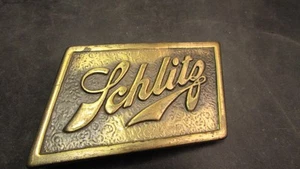 Schlitz Gürtelschnalle 70er Jahre - Bild 1 von 2