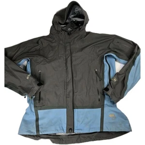 Mountain Hardwear Jacket Womens 8 Blue Conduit Softshell Waterproof Hike Climb - Picture 1 of 17