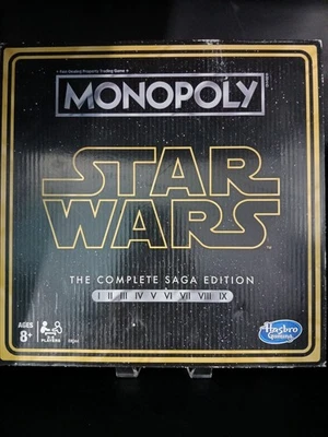 Monopoly Star Wars The Complete Saga Edition Unused Open Box, Sealed Contents  - Image 1 of 4