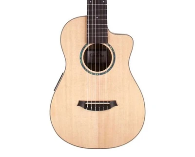 Cordoba Mini II EB-CE Striped Ebony 22 7/8” Scale Nylon String Guitar - Open Box - Image 1 of 4
