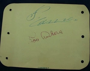 Primo Carnera & Lou Ambers Champions Autograph Boxing Original RARE COMBINATION - Picture 1 of 1