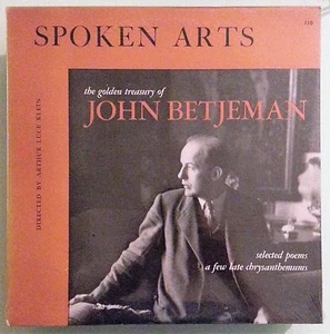THE GOLDEN TREASURY OF JOHN BETJEMAN LP VINYL sealed - Imagen 1 de 1