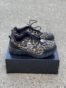 Scarpa da lavoro Skechers Sure Track Saivy Comp Toe Sneaker donna taglia 7,5 - Foto 1 di 8