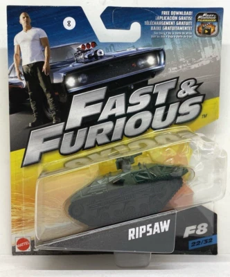 FAST & FURIOUS F8 RIPSAW 1:55 MATTEL - MINT CARDED 008 - Image 1 of 2