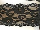 Flower Stretch Galloon Lace Trim 9cm Width Retro Floral Design Sewing or Crafts