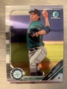 QTY: 2019 Bowman Chrome Prospects Logan Gilbert ( Mariners ) Rookie #BCP-192 - Picture 1 of 2