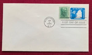 JOHN'S DEALS - US - FDC SCOTT #U549 - 4c IRONSIDES STAMPED ENVELOPE - 1965 - Picture 1 of 2