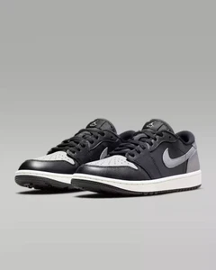 Nike Air Jordan 1 Low Golf "Black/Sail/Medium Grey" DD9315-001 Mens Sneakers New - Picture 1 of 10