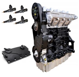 Motor Volkswagen 1.9 TDI BRS mit Injektoren und Ventildeckel GENERALÜBERHOLT - Bild 1 von 7