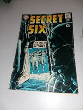 SECRET SIX #7 SCARCE FINAL ISSUE DC COMICS 1969 SILVER AGE SUPERHEROES rare key