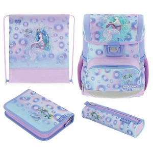 Zaini scuola Herlitz Loop Plus sirena astuccio per piume borsa da ginnastica ragazza nuovi - Foto 1 di 9