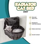 Cat Radiator Bed Warm Winter Basket Faux Fur Kitten Cradle Dog Hammock Puppy Pet