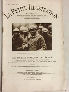 LA PETITE ILLUSTRATION Old French film magazine 1928 LES EPOPEES FRANCAISES A L' - Picture 1 of 3