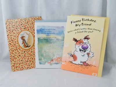 Новый Hallmark: день рождения / дружбы поздравительная открытка с конверт выбора - Изображение 1 из 2