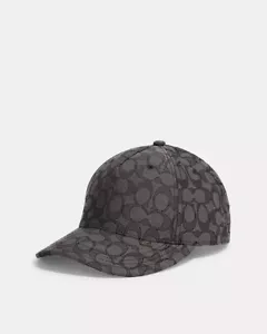 Coach Signature Jacquard Graphic Print Baseball Hat Size M/L Nwt - Picture 1 of 1