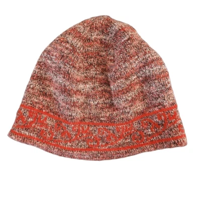 Gorro para mujer Scala rojo/blanco mezcla de acrílico/lana con acento Foto 1 de 4
