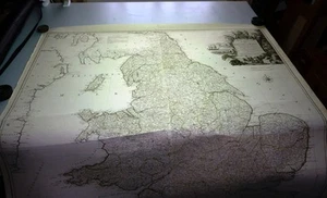 Antique map, Schraembl, Karte von England und Wallis - Picture 1 of 3