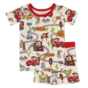 Little Sleepies 🏁 Disney Pixar Cars Radiator Springs Pyjama Schlafanzug Größe 3T Neu mit Etikett - Bild 1 von 7