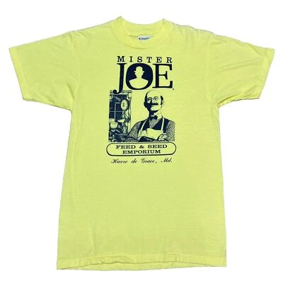 Camiseta De Colección Seed & Feed Emporium Mister Joe Para Hombre Mediana Puntada Única Hanes Foto 1 de 4