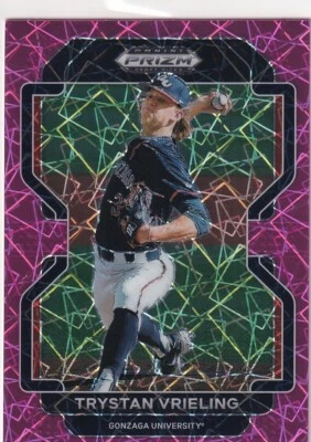 2022 PRIZMS PINK VELOCITY RC TRYSTAN VRIELING NEW YORK YANKEES PRIZM #-351 - Image 1 of 2