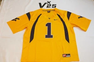 NUOVA maglia uomo Nike West Virginia Mountaineers Tavon Austin Throwback taglia Lg - Foto 1 di 7