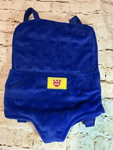Build a Bear Workshop BABW Blue Backpack Style Plush Carrier Soft - Picture 1 of 3