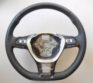 Lederlenkrad Lenkrad VW T6 Transporter Multivan NEU LEDERBEZUG Neu Beziehen - Bild 1 von 1