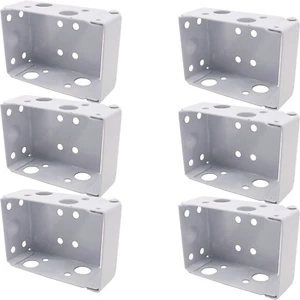 6PCS 2Inch Blind Brackets Low Profile Box Mounting Bracket for Window Blinds - Picture 1 of 12