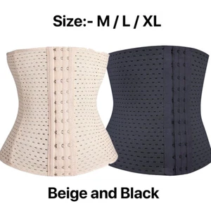 TAILLENTRAINER KORSETT Atmungsaktiv Bauchgürtel Gürtel Sport Body Shaper Kontrollband - Bild 1 von 17