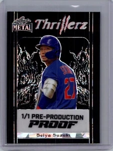 Seiya Suzuki 2024 Leaf Baseball 1/1 Pre Production Proof - Picture 1 of 1