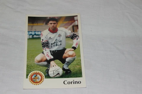 Vintage Postcard Player Union Sport Salamanca Corino With Your Signature Cover