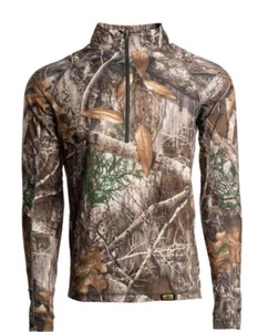 NEW KINGS CAMO XKG Elevation 1/4 Zip Real Tree Tee Shirt (XKG4206) MEDIUM - Picture 1 of 5