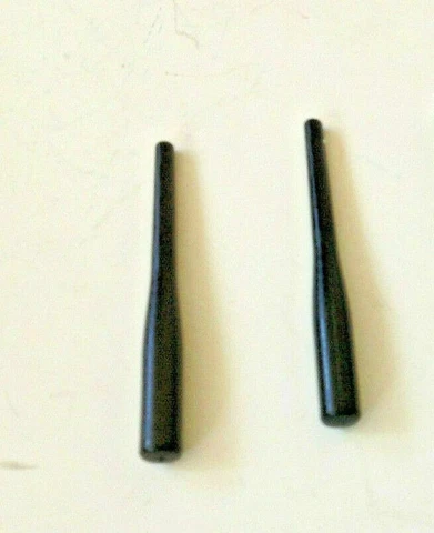 Lot of 2 BLACK ~ Bobblehead Replacement baseball bat SGA BLACK BATS Cover