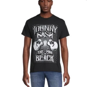 Johnny Cash Rock T-Shirt Size Small, The Man in Black Shirt, Walmart T-Shirt SM - Picture 1 of 3
