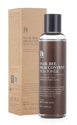 Tónico hidratante para la piel Benton Snail Bee de alto contenido 150 ml K-Beauty Foto 1 de 4