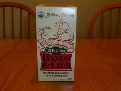 Golden Harvest 1 Caja de 12 Bandas Regulares con Tapas Totalmente Nuevas en Caja  Foto 1 de 3