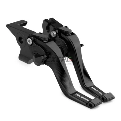 For ducati Monster 695 696 796 400 620 620MTS One Finger Brake Clutch Levers Foto 1 de 4