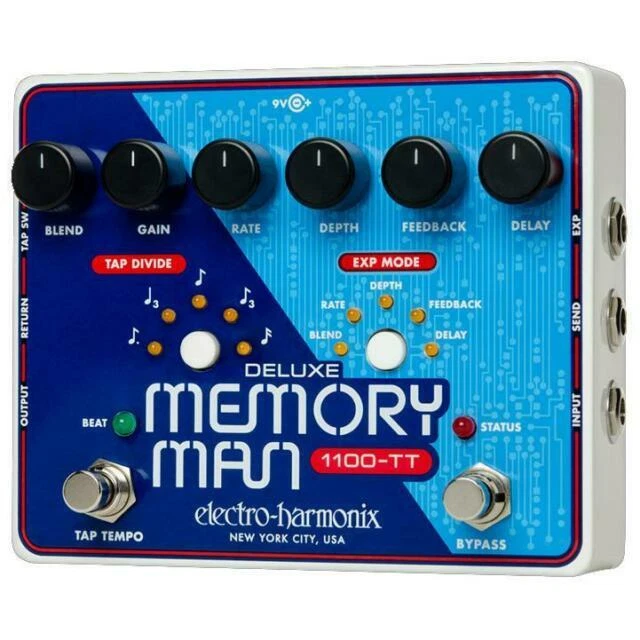 Electro-Harmonix 1100-TT Deluxe Memory Man Analog Delay Pedal