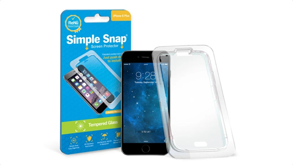 Protector de pantalla de vidrio templado a presión simple para Samsung Galaxy Note 4 Foto 1 de 1