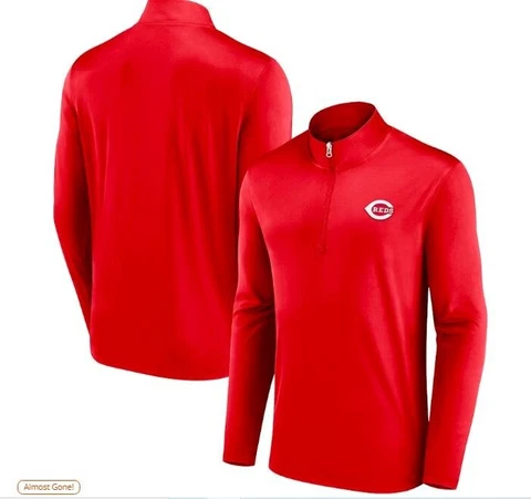 Cincinnati Reds Fanatics Brand Underdog Mindset Quarter-Zip Top Men's XL NWT $60 Cover