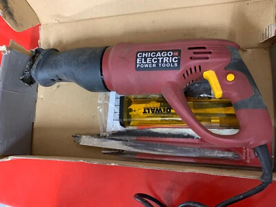 Chicago Electric  Reciprocating Saw with blades!!! 62370 - Image 1 of 4