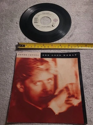 Peter Cetera - One Good Woman 7" Vinyl Record 1988 Warner Bros Rock 45RPM - Image 1 of 4