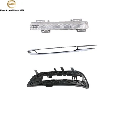 For Mercedes W212 E350 Fog Lamp Trim & Fog Light Cover Grille & Fog Lamp LEFT - Image 1 of 4